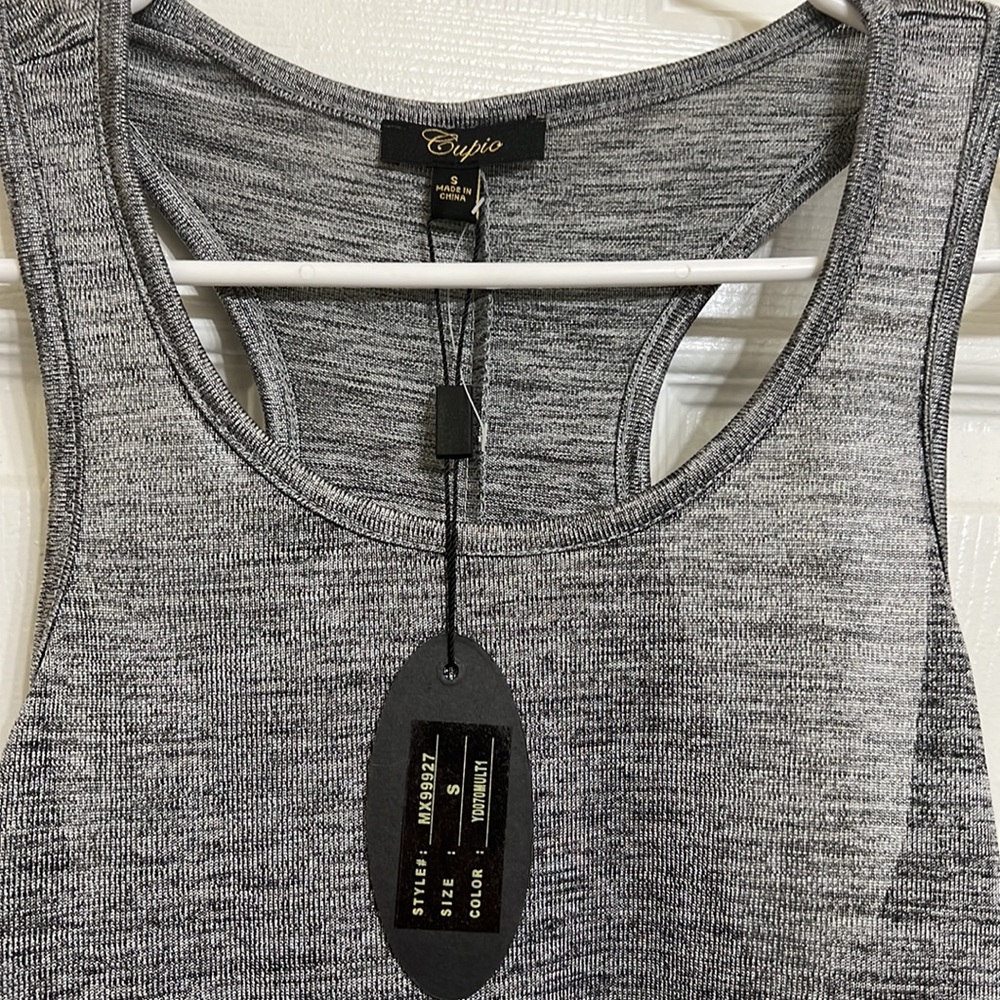 Cupio Silver Racerback Tank - Picture 3 of 7